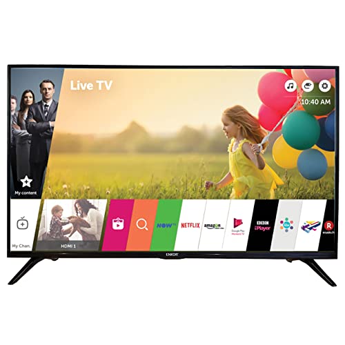 ENKOR Smart TV 43  4K Ultra HD, WebOS Netflix YouTube Prime Video, DVB-T2