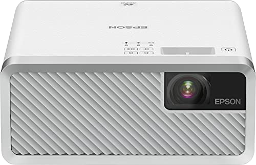 Epson EF-100W Videoproiettore Laser Portatile Tecnologia 3LCD, HD ready, 16:10, contrasto 2.500.000:1, proietta fino 150 pollici. USB DJMI Jack3.5mm Bluetooth, Altoparlante 5W incorporato - Bianco
