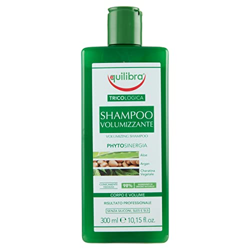 Equilibra Capelli, Shampoo Volumizzante, Deterge i Capelli Fini e F...