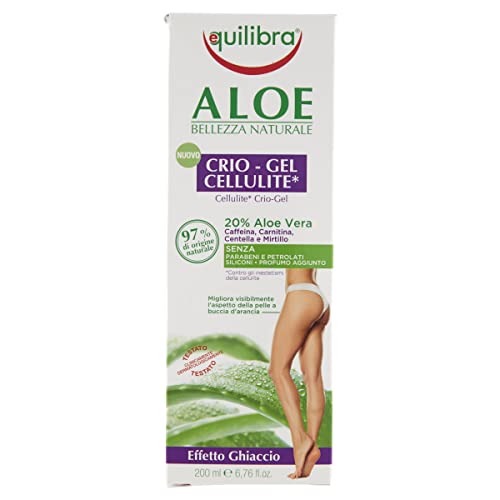 Equilibra Corpo, Aloe Crio-Gel Cellulite, Gel Fresco a Base di Aloe...