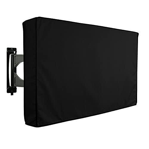 Etomvoop Copertura per TV Esterna 600D Tessuto in Poliestere Impermeabile Protezione per Display TV a Schermo Piatto UV per LED LCD da 50   a 70   (for 65-70 inch TV)