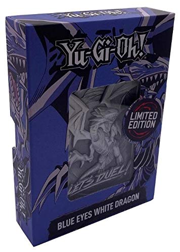 Fanattik- Yu-Gi-Oh Metal Card-Drago Bianco Occhi Blu, Blue Eyes Whi...
