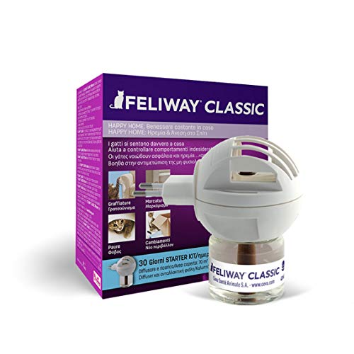 FELIWAY Classic – Antistress per Gatti – Diffusore + Ricarica da 48 ml
