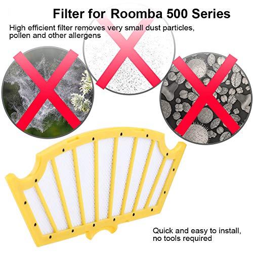 Filtro Doppio filtro per Roomba serie 500 per uso domestico compati...