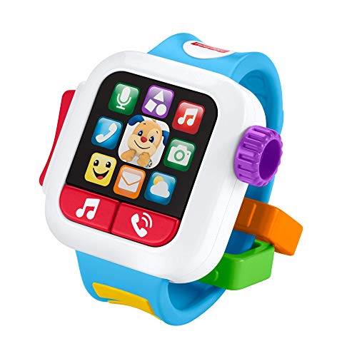 Fisher-Price Smart Watch Scopri e Impara, Insegna Numeri e Colori, Giocattolo per Bambini 6+ Mesi, GMM57