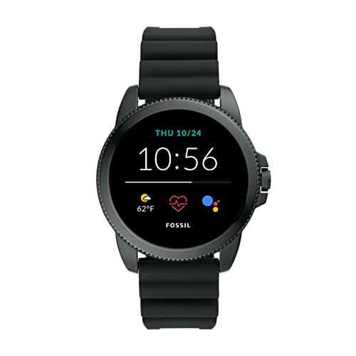 Fossil Smartwatch GEN 5E Connected da Uomo con Wear OS by Google, Frequenza Cardiaca, Notifiche per Smartphone e NFC, con Cinturino in Acciaio Inossidabile