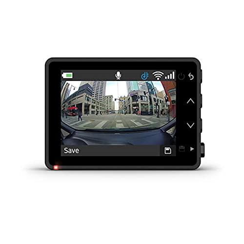 Garmin Dash Cam 67W, 1440p angolo 180 gradi, GPS, display LCD, cont...