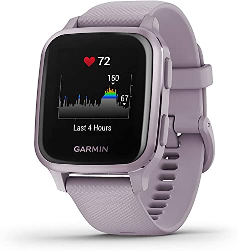 Garmin Venu Sq, Smartwatch GPS Sport con Monitoraggio della Salute e Garmin Pay, Viola (Lavanda Viola)