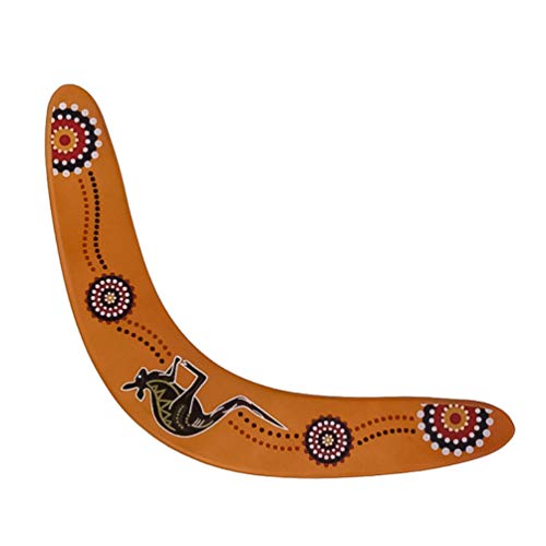 GARNECK Boomerang di legno Manubrio a forma di V Dardo Boomerang set di vampoli giocattoli per bambini
