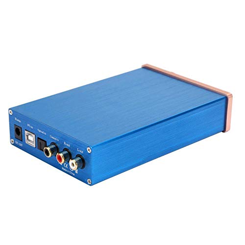 Garsent Decoder Audio DAC Amplificatore Audio Digitale USB Fibra coassiale Decoder HiFi Audio Audio DAC 24BIT(EU)