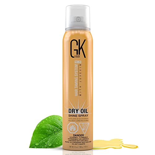 GK HAIR Global Keratin Dry Oil Shine Hair Spray (3.5 Fl Oz 115ml) S...