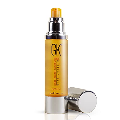 GK HAIR Global Keratin Organic Argan Hair Oil (50ml 1.69 Fl Oz) Siero per lo styling dei capelli per il controllo dell effetto crespo Danno secco Riparazione dei capelli Levigante