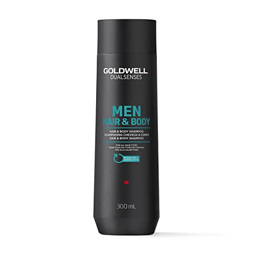 Goldwell Dualsenses Men, Shampoo doccia per tutti i tipi di capelli, 300ml