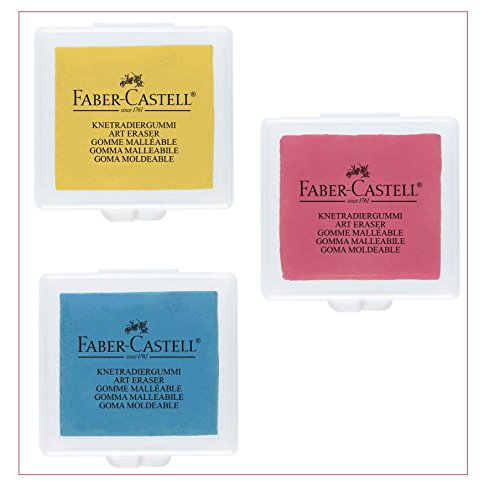 Gomma per cancellare modellabile, Faber Castell (3 pezzi, selezione casuale)