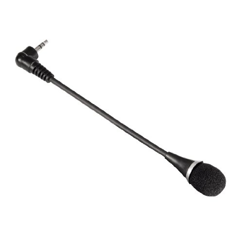 HAMA Microfono flessibile per notebook, connessione jack 3,5 mm