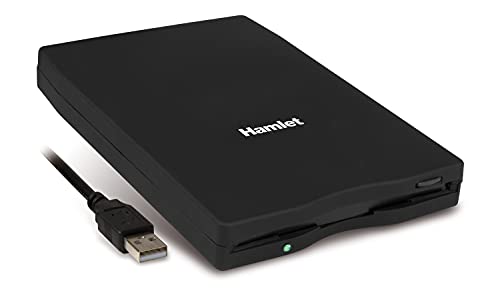 Hamlet XFDUSB - Floppy Drive 3,5  USB, Compatibile con Windows e Ma...