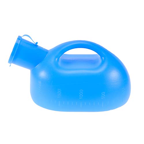 Healifty - Orinatoio di emergenza unisex, 2000 ml, portatile, per uso esterno, per campeggio, viaggi, colore: Blu