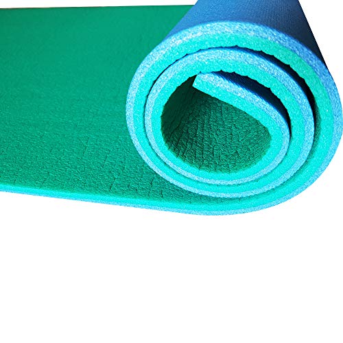 Hic et Nunc Sport Tappetino Yoga Palestra in Casa Home Gym - Tappetino Fitness Palestra 100% Made in Italy - Materassino Palestra Yoga Mat 180 cm x 55 cm, Spessore 1,2 cm