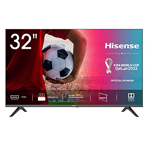 Hisense 32AE5000F TV LED HD 32 , USB Media Player, Tuner DVB-T2 S2 HEVC Main10, Nero