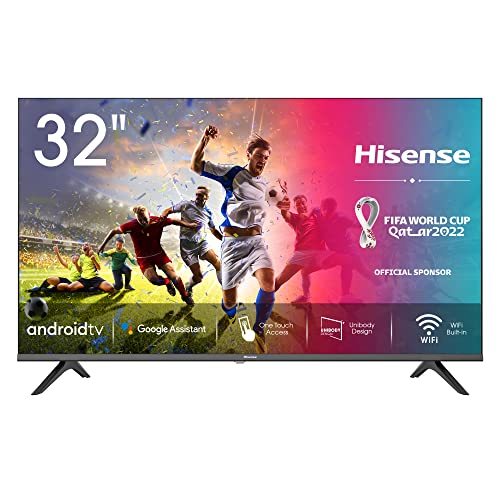 Hisense 32AE5600FA Smart TV Android, LED HD Ready 32 , USB Media Player, Grigio