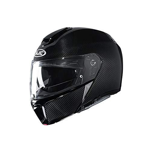 HJC Helmets Casco modular de moto, RPHA90S, nero metal, M