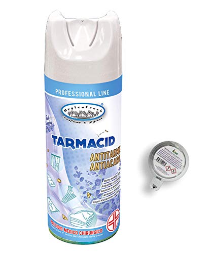 Home Pro HygienFresh Tarmacid Spray Antitarme Antiacaro Deodorante Professionale Tessuti Ambienti Cassetti Insetticida Presidio Medico Chirurgico 400ml