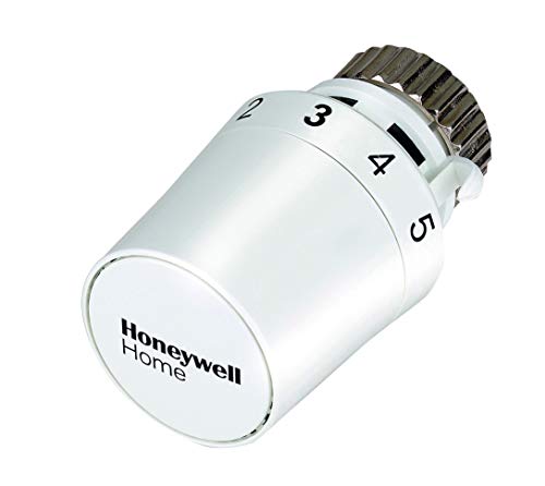 Honeywell Home T5019W0 - Testa termostatica per radiatori Thera-5, Attacco M30 x 1,5, Con posizione zero, Bianco, 50 x 78 mm