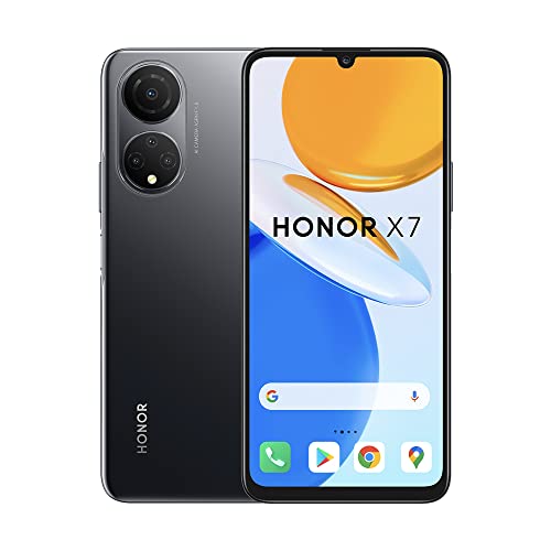Honor X7 Smartphone Android 11, 4 GB + 128 GB di Spazio di Archiviazione, FullView da 6,74 Pollici con Display Fluido a 90 Hz, Fotocamera Posteriore da 48 MP, Batteria ad Alta Capacità da 5000 mAh
