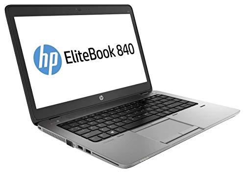 HP EliteBook 840 G1 - Computer portatile da 14 , Intel Core i5-4200U, 8 GB di RAM, SSD 240 GB, Windows 10 Professional, colore: Nero (Ricondizionato)