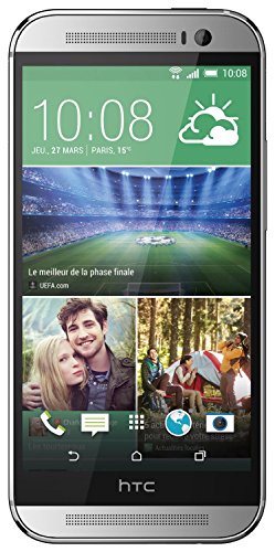 HTC One (M8) Smartphone, Display 5 Pollici, Quad-Core 2,3GHz, 2GB RAM, Android 4.4.2, Argento [EU]