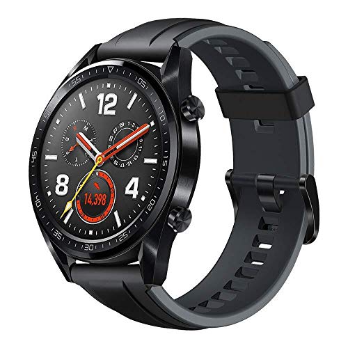 HUAWEI Watch GT Smartwatch, Touchscreen 1.39 , Bluetooth 4.2, Impermeabile 5 ATM, GPS, TruSeen 3.0 Monitoraggio della Frequenza Cardiaca, Nero (Graphite Black), 46 mm