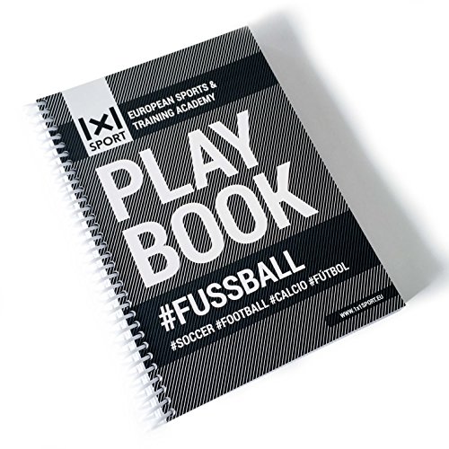 Il preferito 1x1SPORT PlayBook #FUSSBALL | Modelli di campi da gioco & training di formazione per allenatori di calcio (quaderno ad anelli, esercizi di calcio e taccuini con le tattiche, formato Din-A5, 200 pagine)