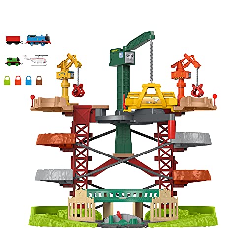 Il Trenino Thomas- Mega Torre di Sodor, Trenino Motorizzato e Pista, Giocattolo per Bambini 3+Anni, GXH09