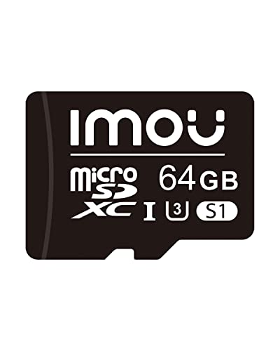 Imou Scheda di Memoria microSDXC 64 GB, Fino a 95 25 MB Sec, Classe 10-U1, UHS-I, Micro SD Card per Telefono, Videocamera, Switch, Tablet