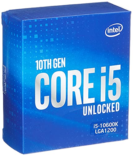 Intel Core i5-10600K (base 4.10 GHz, attacco LGA1200, 125 Watt) Box