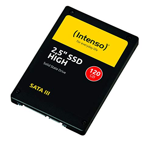 Intenso 2.5  SSD Interno SATA III High Performance, 120 GB, Nero