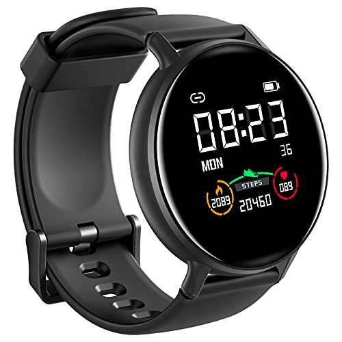 IOWODO Smartwatch Donna Uomo 5ATM Impermeabile Cardiofrequenzimetro...