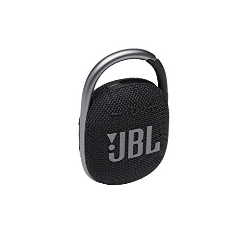 JBL CLIP 4 Speaker Bluetooth Portatile, Cassa Altoparlante Wireless con Moschettone Integrato, Design Compatto, Resistente ad Acqua e Polvere IPX67, fino a 10 h di Autonomia, USB, Nero