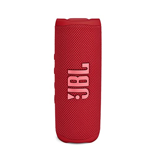 JBL Flip 6 Speaker Bluetooth Portatile, Cassa Altoparlante Impermeabile e Antipolvere IPX67, Compatibile con JBL PartyBoost, Fino a 12h di Autonomia, Rosso