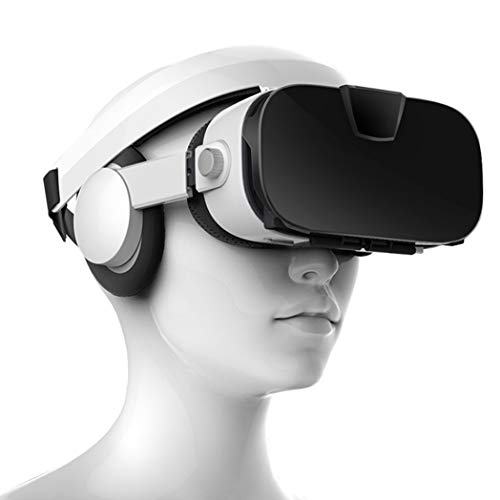 JCSW Realtà Virtuale, VR Occhiali 3D Compatibile con Tutti Gli Smartphone da 4,0 a 7,0 Pollici, Lente Regolabile e Comoda Cinghia per Film e Giochi 3D, Samsung, Huawei,LG,Sony,Xiaomi,iPhone, O012XB