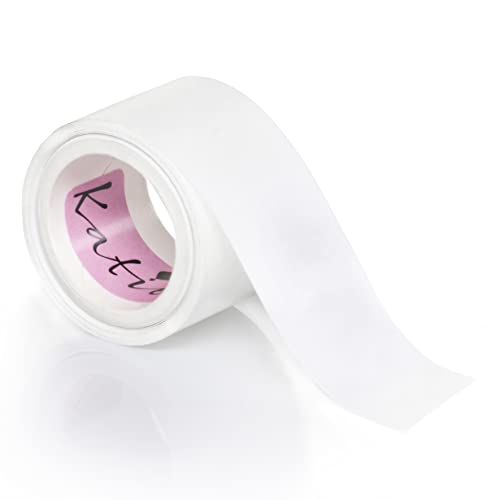 Katiela SECRET TAPE Fashion Tape Nastro di moda - Nastro biadesivo trasparente per il Corpo - Testato clinicamente - 1m x 20 mm - Nastro biadesivo Pelle - Vestiti adesivi