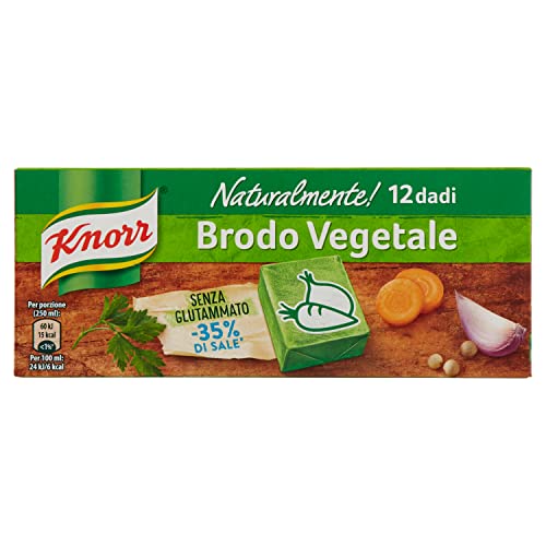Knorr Dado Vegetale senza Glutammato, 12 Dadi