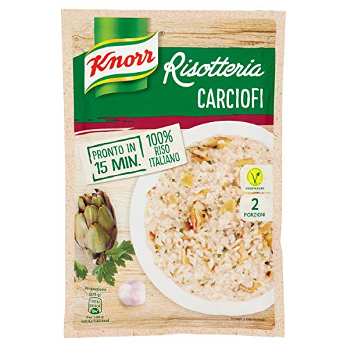 Knorr Risotteria Carciofi, 2 Porzioni Pronte in 15 Minuti, 175g...