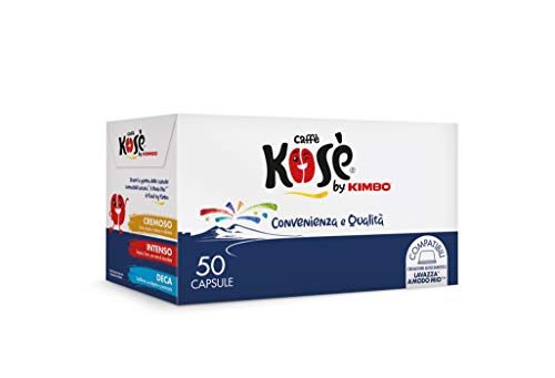 Kosè by Kimbo Capsule Cremoso Compatibili Lavazza A Modo Mio, 50 Pezzi