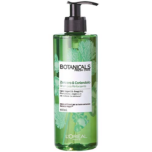 L Oréal Botanicals Shampoo per Capelli Fragili Zenzero e Coriandolo, 400ml