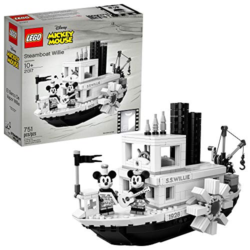 LEGO Ideas 21317 Disney Steamboat Willie Building Kit , New 2019 (751 Piece)
