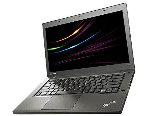 Lenovo ThinkPad T440 Business Notebook, processore Intel i5 2 x 1.9 GHz, 8 GB di memoria, 480 GB SSD, display da 14 pollici, 1366 x 768, Cam, Windows 10 Pro, 1H08 (rigenerato)