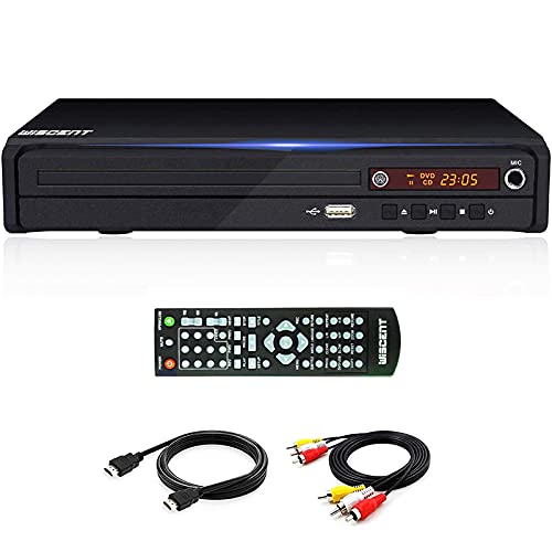 Lettore DVD compatto per TV, lettore DVD multi-regione, MP3,Mpeg4, lettore DVD   CD per uso domestico, con HDMI   AV   USB   MIC