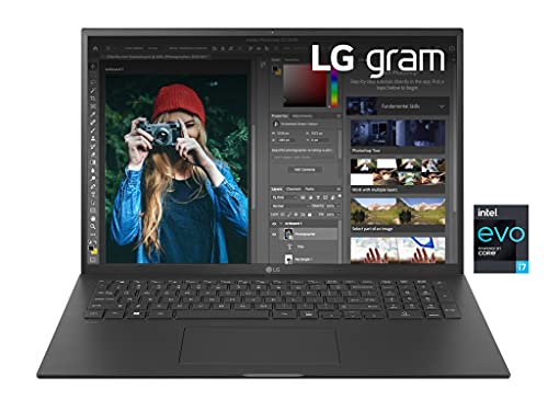 LG Gram 17Z90P, Display 17  Quad HD 16:10 IPS, 2560x1600, Intel Core i7-1165G7, RAM 16GB DDR4, SSD 512GB, Intel Iris Xe, Batteria 80Wh, Thunderbolt4, Win10 PRO, Tastiera Italiana, Peso 1350g, Black