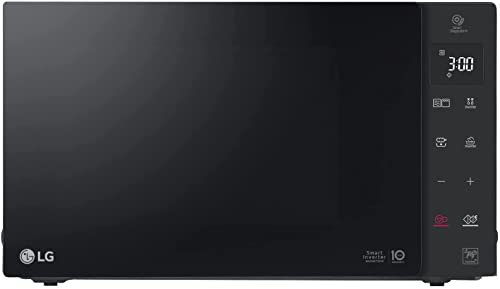 LG MH7235GPS Forno Microonde Smart Inverter con Grill al Quarzo, 32 Litri, 1200 W, Programmi Automatici, 5 Livelli di Potenza, Piatto Microonde Crispy Incluso - Nero Fumè